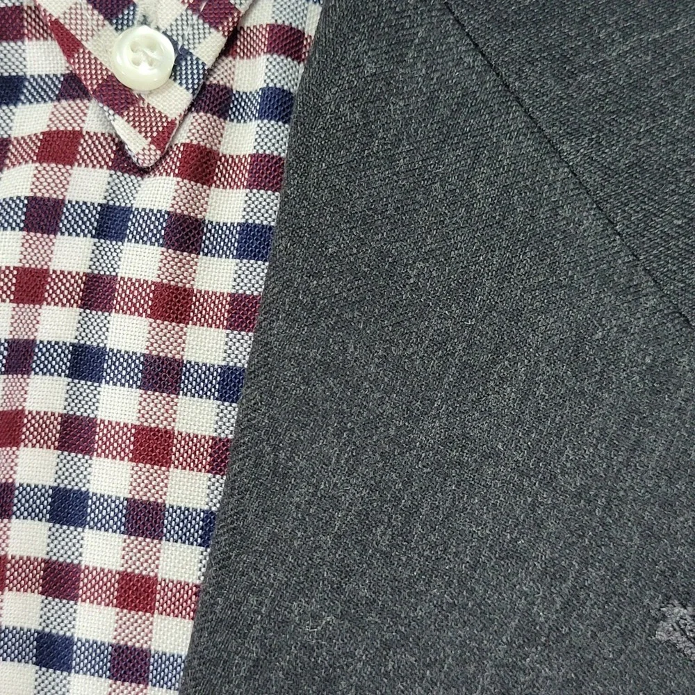 VTG Marshall Fields Men's Sport Coat Blazer Two Button Charcoal Wool Size 43L‎